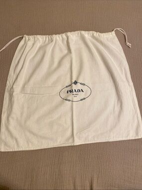 Prada large size dust bag . Perfect for travel or storage any essensial.